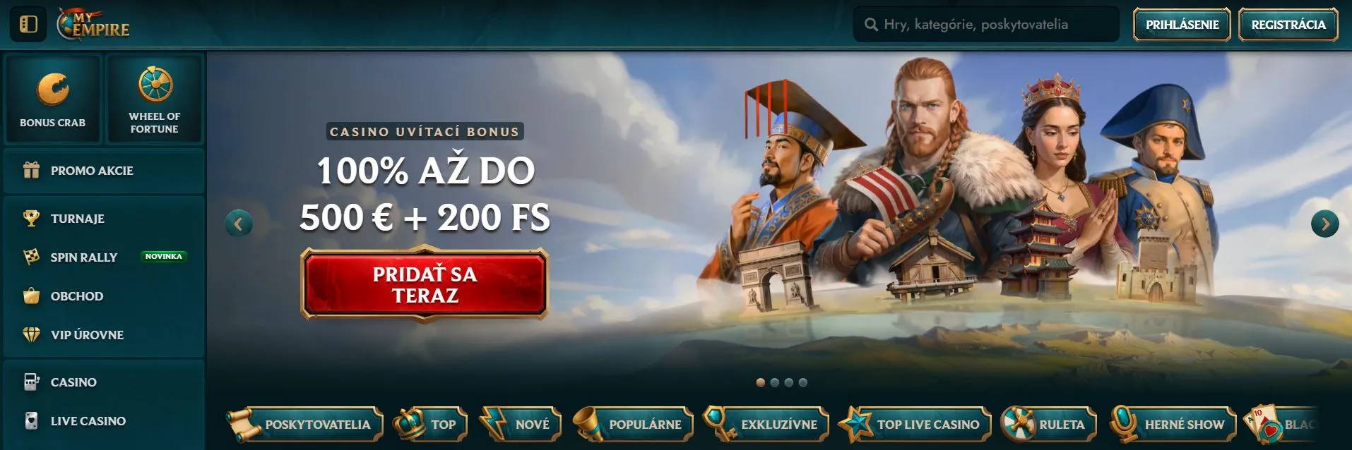 Nové online casina v Slovinsku 2026 MyEmpire8287